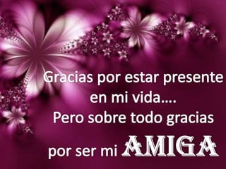 Gracias Por Todo Amiga / Gracias Immaculate X Todo