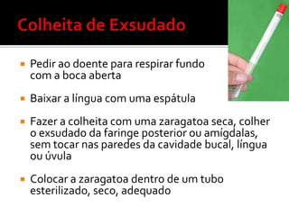 Amigdaliteaguda- QuadroclínicoOdinofagiaFebreExudatosamigdalianosLinfadenopatiasubmandibular dolorosa