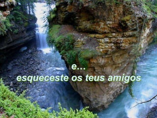 e…
esqueceste os teus amigos
 