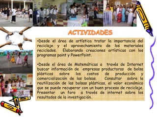 Integrar las Tic’s en las diferentes áreas del conocimiento.