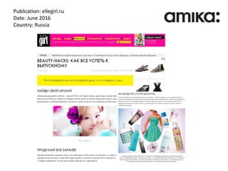 Publication: ellegirl.ru
Date: June 2016
Country: Russia
 