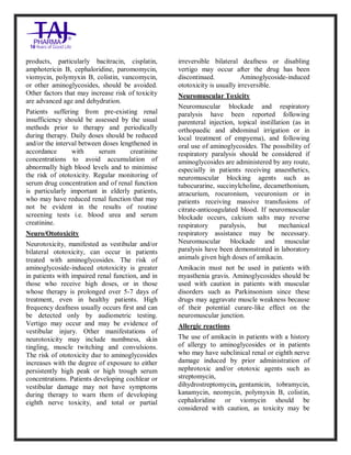 Amikacin sulphate Injection USP Taj Pharma SmPC | PDF | Free Download