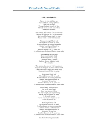A million dreams