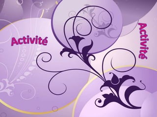 ActivitéActivité