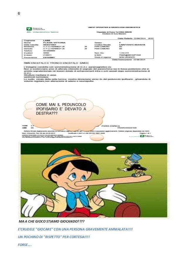 6
MA A CHE GIOCO STIAMO GIOCANDO????
E'CRUDELE "GIOCARE" CON UNA PERSONA GRAVEMENTE AMMALATA!!!!
UN POCHINO DI "RISPETTO" ...