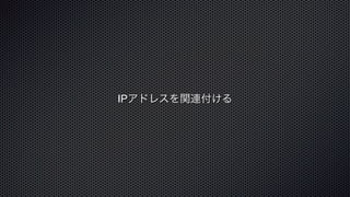 IPアドレスを関連付ける
 
