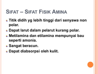 AminaTersierEx : TrietilaminaAril AminaEx : Anilina