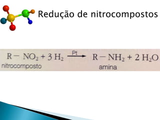 Redução de nitrocompostos
 