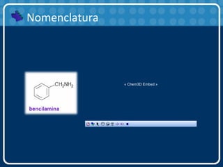 Nomenclatura
« Chem3D Embed »
 