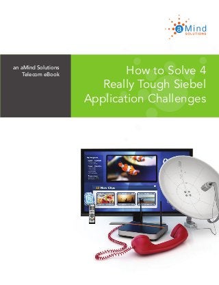 an aMind Solutions
Telecom eBook
www.aMindSolutions.com
How to Solve 4
Really Tough Siebel
Application Challenges
 