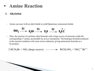 Amine.pdf Amine in organic chemistry brief presention | PDF
