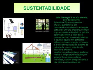 MATERIAIS USADOS NA CONSTRUÇÃOMateriais com características ecológicas: Madeiras com o selo de certificação, comprovando que são provenientes de arvores abatidas controladas; tijolos ecológicos; argamassas ecológicas; blocos cerâmicos e blocos de concreto reciclado; cal obtida sem emissão de gás carbónico; cimentos fabricados com resíduos industriais; colas ecológicas; tintas atóxicas; telhas e cumeeiras recicladas; tubos e conexões de plástico atóxico ( sem PVC) de plástico reciclado e  vernizes ecológicos.