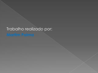 Trabalho realizado por:
Martim Palma