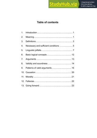 A Mini Guide To Critical Thinking | PDF