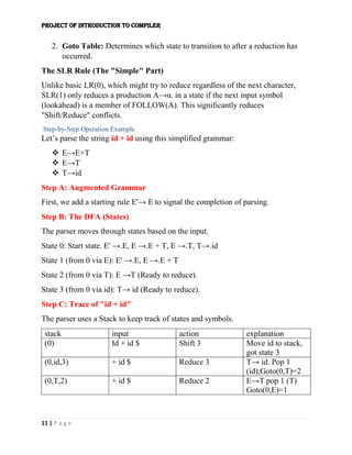 Comprehensive Introduction to Compiler Design and Parsing Techniques | PDF