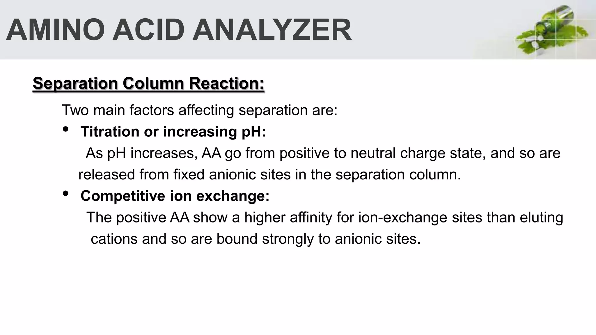 Amino acid Analyzer | PPTX