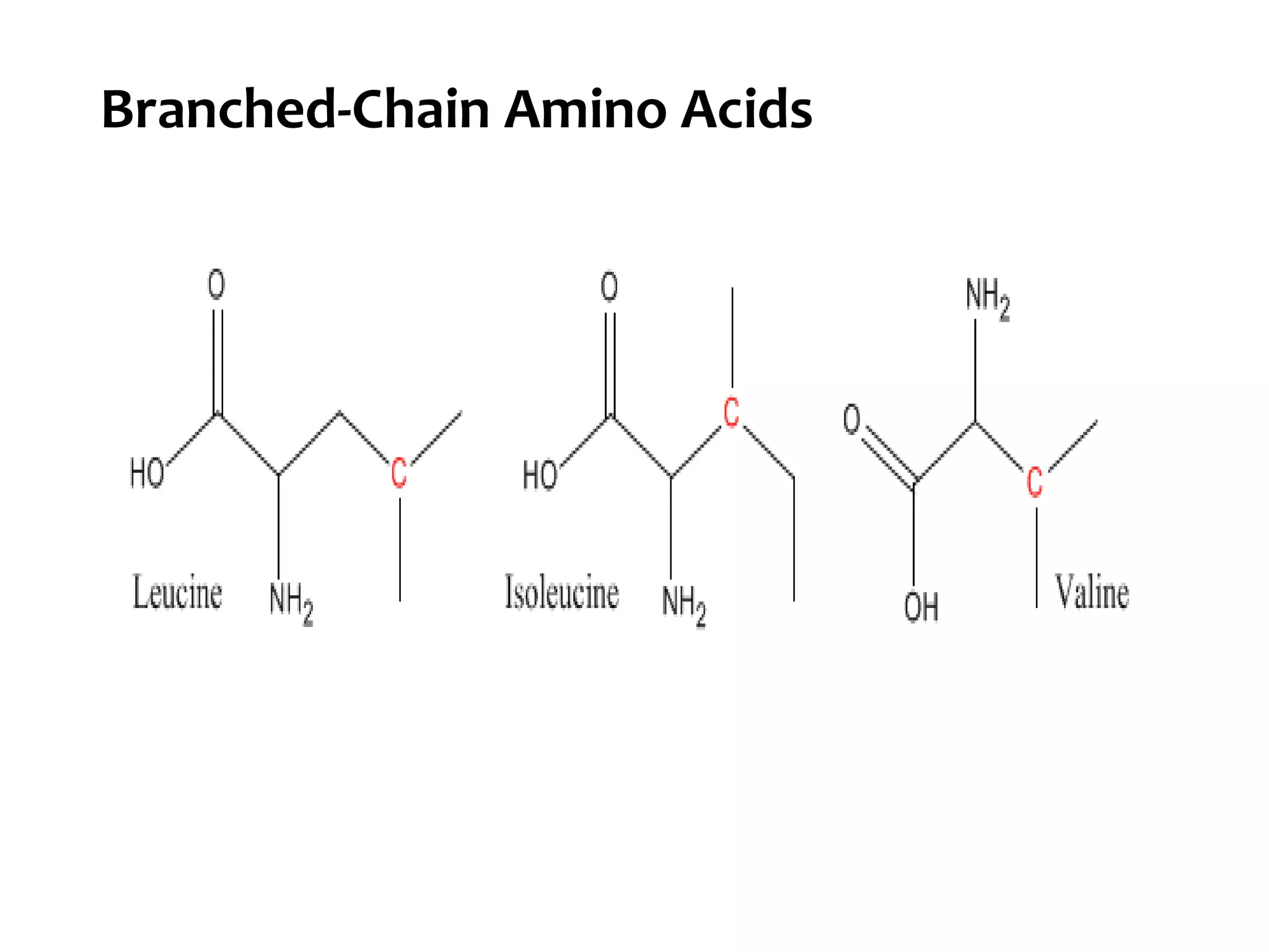 Branched-Chain Amino Acids
 