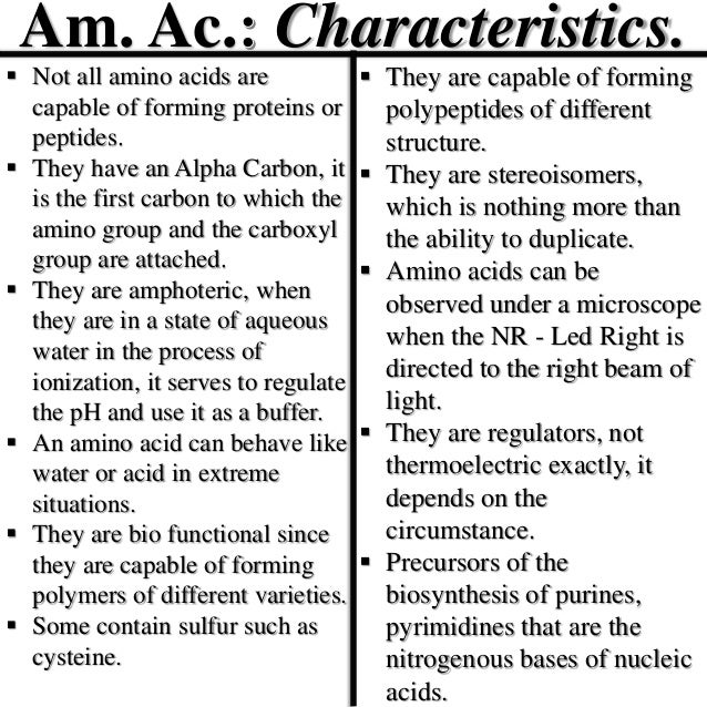 Amino acids. Definition, classification and Functions.