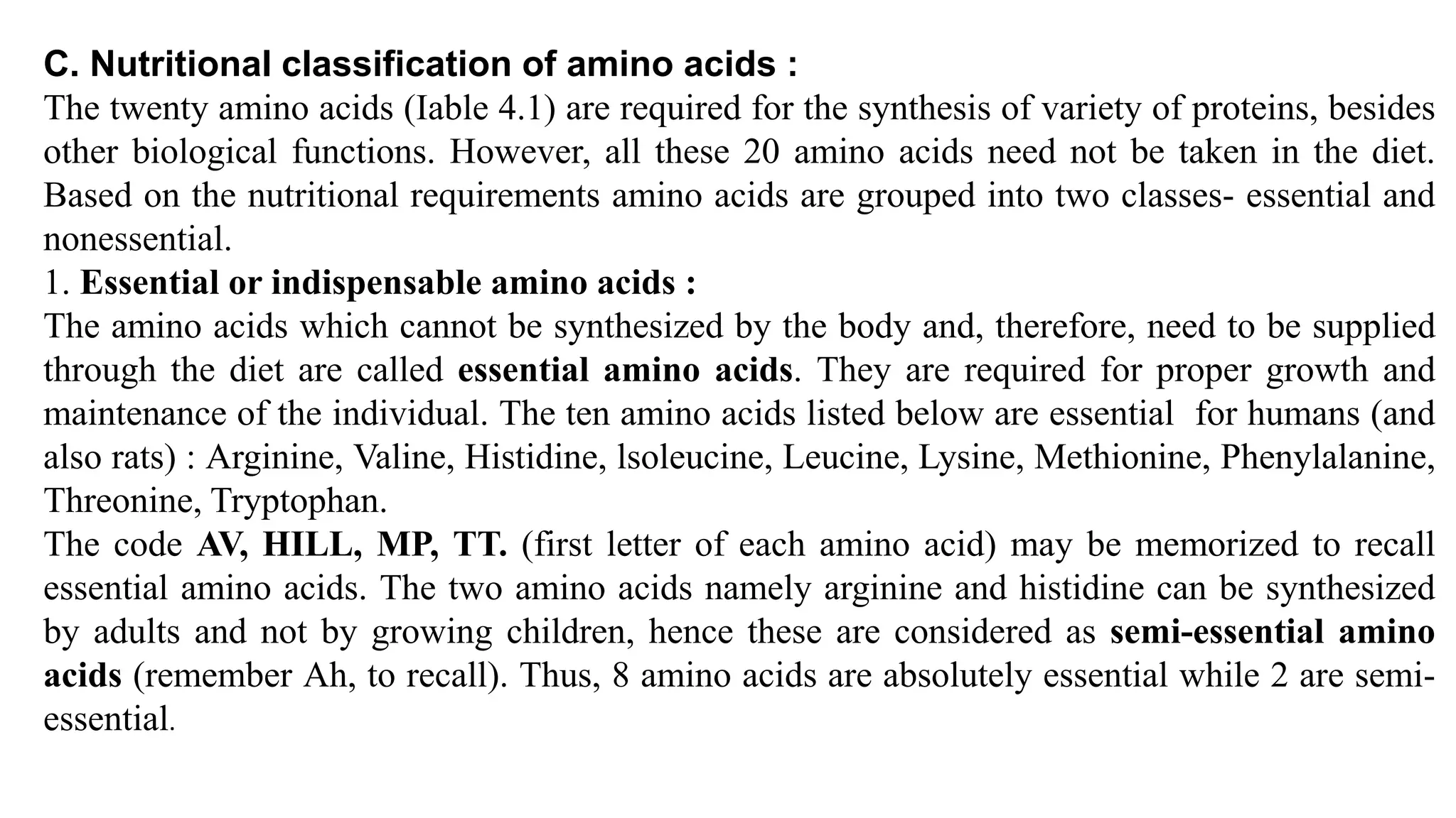 Amino Acid Requirements For Meat Quail Reference: Amino Acids Ppt Food Technology Notes Biochemistry