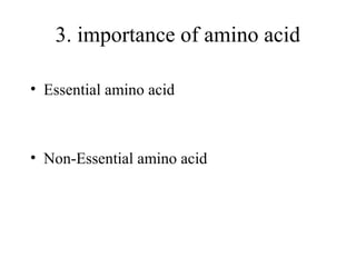 Amino acids and protein | PPT