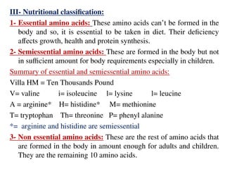 Amino acids and protein.ppt structure and function | PPT