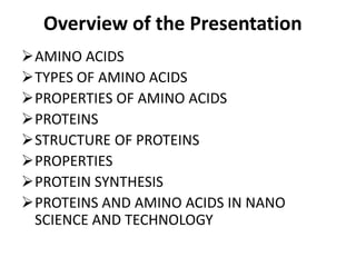 Amino acids and proteins | PDF