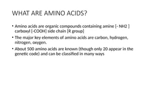Amino ACIDS classification Bsc .pptx