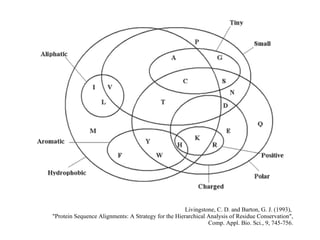 Livingstone, C. D. and Barton, G. J. (1993),  "Protein Sequence Alignments: A Strategy for the Hierarchical Analysis of Residue Conservation", Comp. Appl. Bio. Sci., 9, 745-756. 