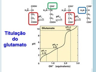 Titulação
do
glutamato
 