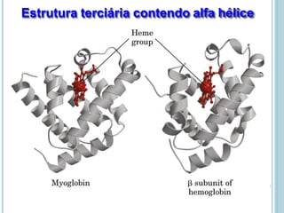 Estrutura terciária contendo alfa hélice
 