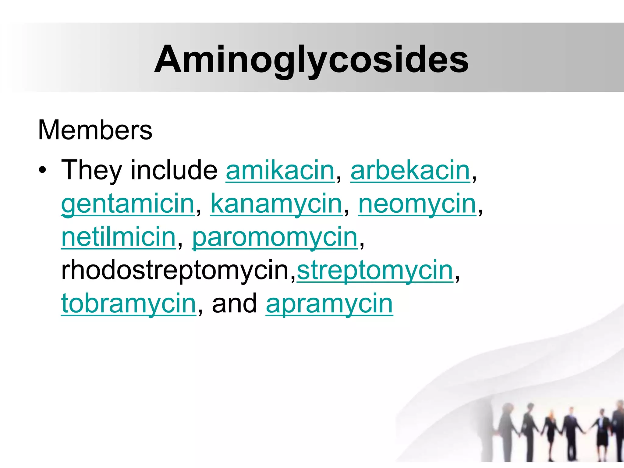Antibiotic Aminoglycoside History classification mechanism Of Action 