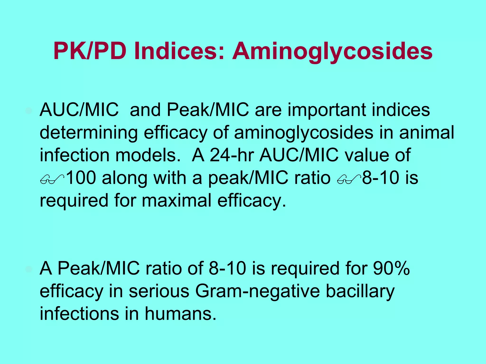 Aminoglycosides dosing and duration of therapy | PPT