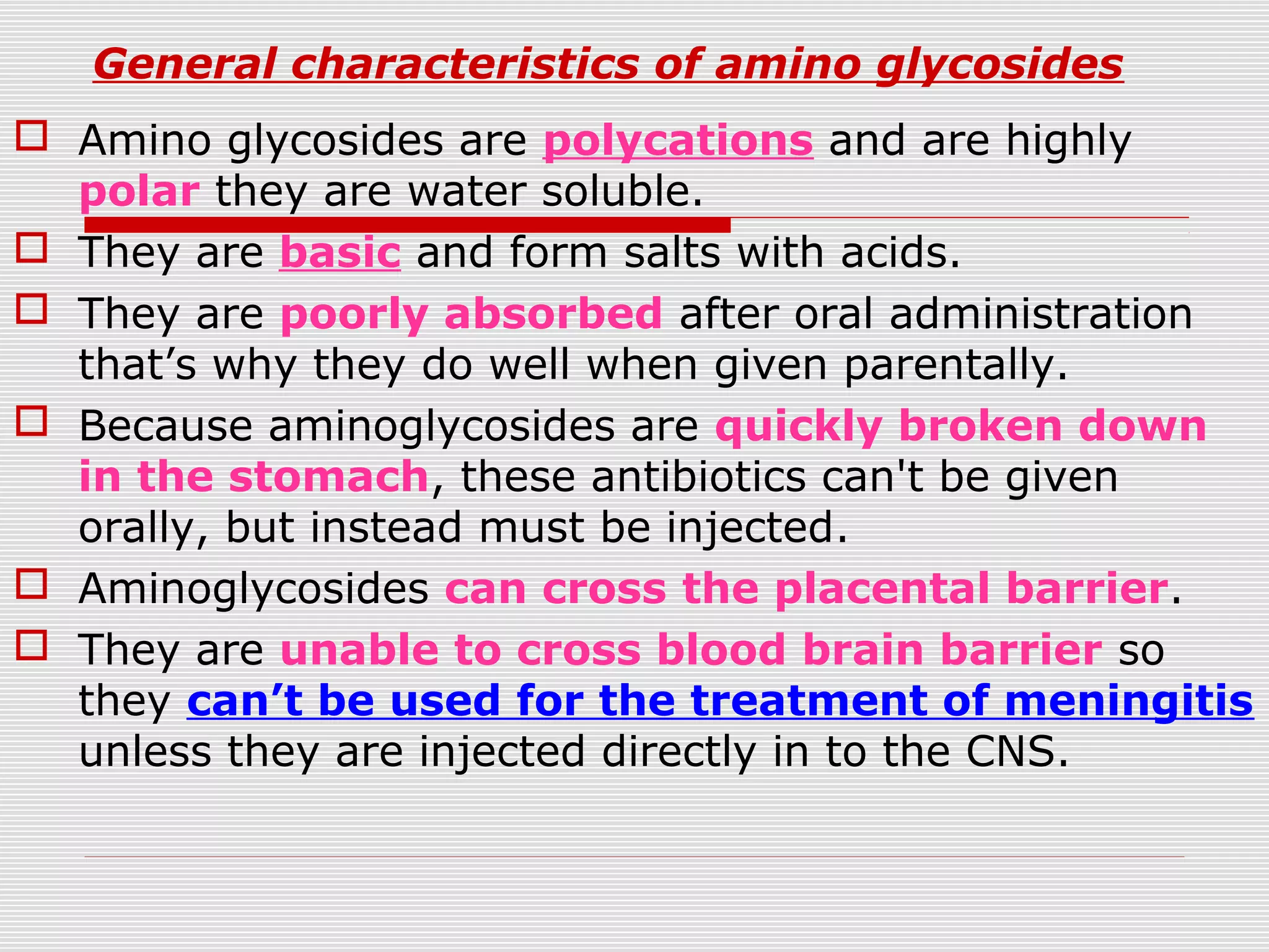 Aminoglycosides(medicinal chemistry by p.ravisankar) | PPT