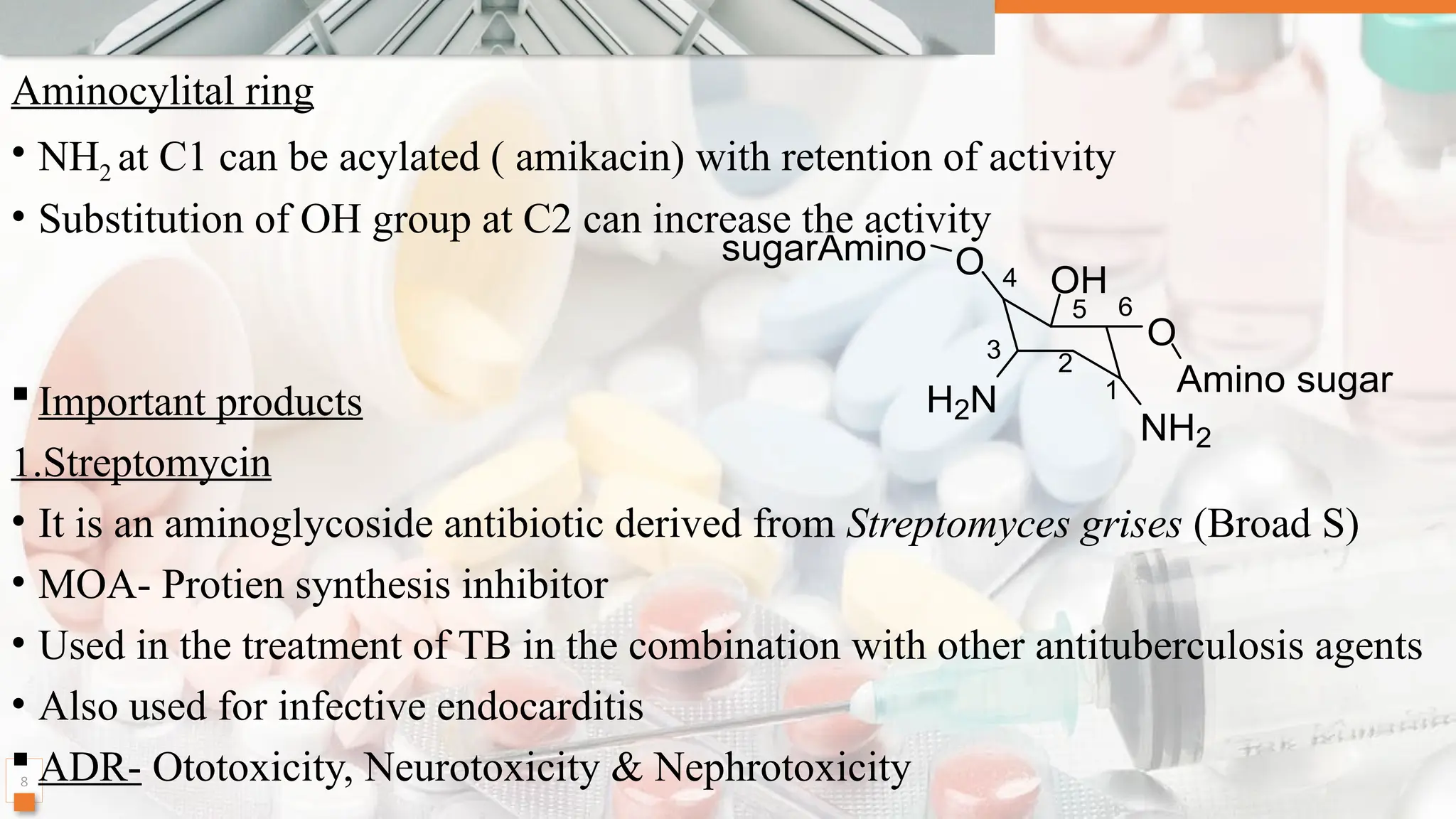 Aminoglycosides & tetracyclines Classification and SAR.pptx