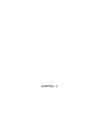 CHAPTER – 3
 