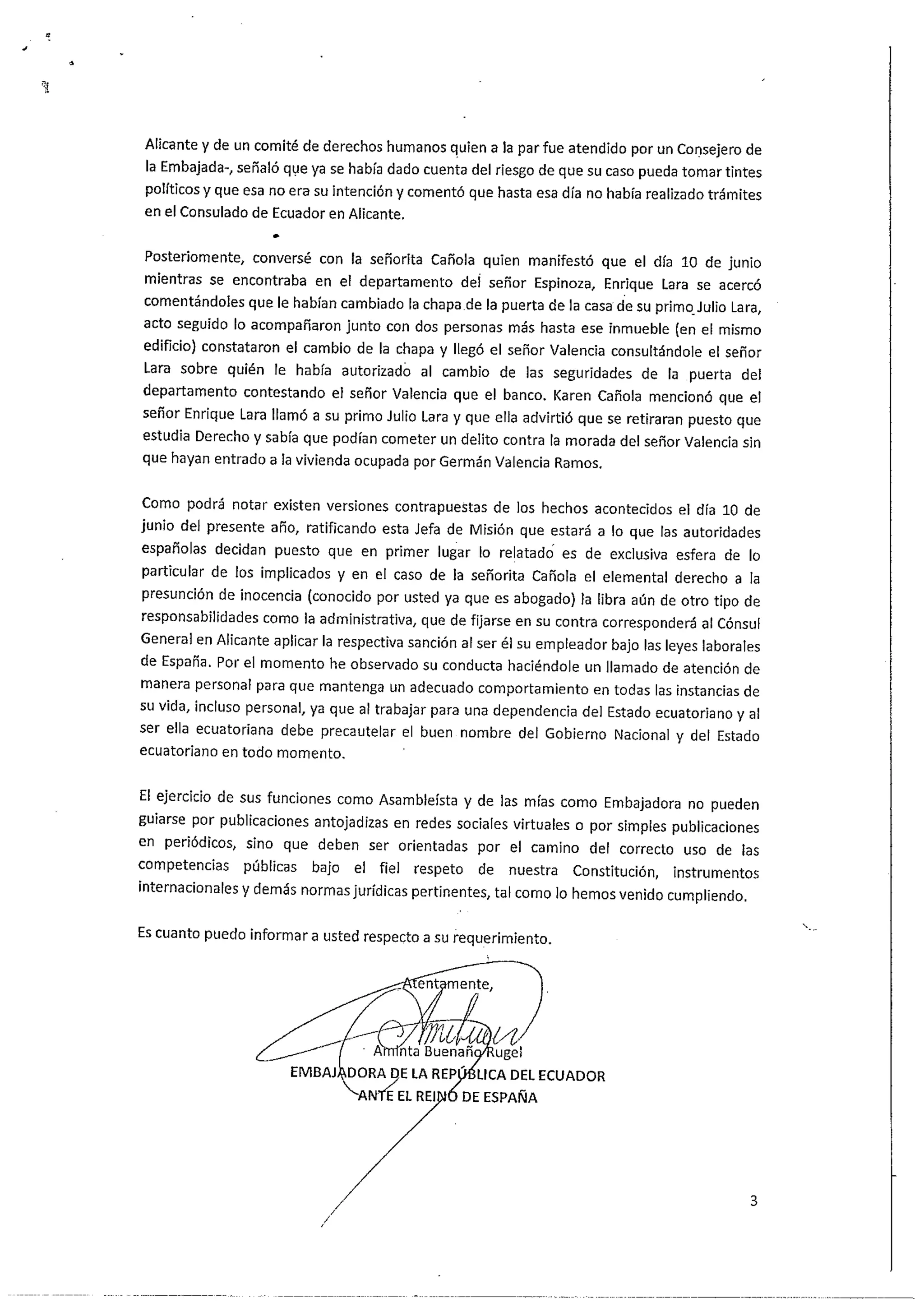 Aminta buenaño remite