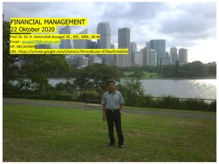 1-1
FINANCIAL MANAGEMENT
22 Oktober 2020
 