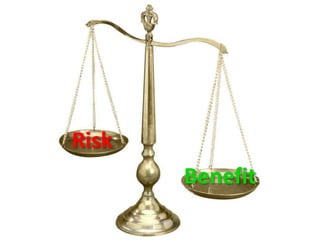 Risk
       Benefit
 