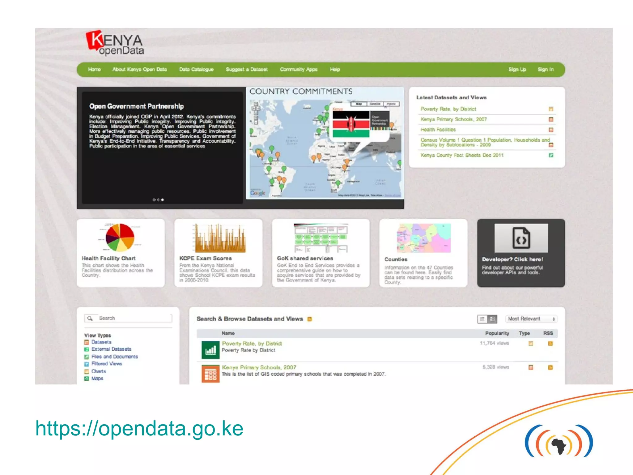 https://opendata.go.ke
 