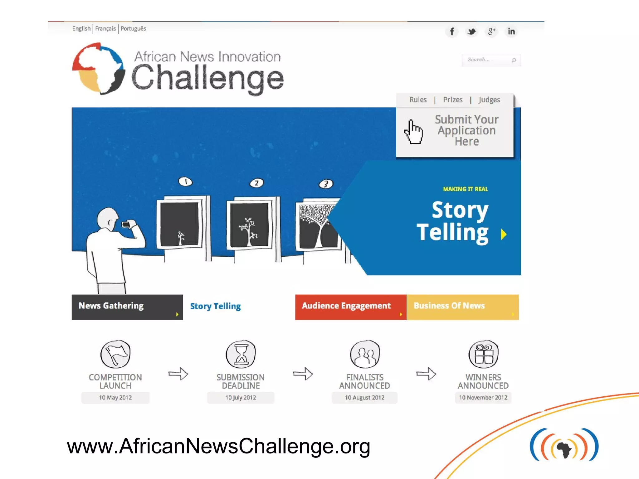 www.AfricanNewsChallenge.org
 