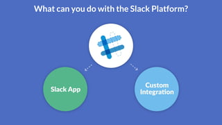 What can you do with the Slack Platform?