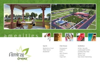 Amiraj greens brochure