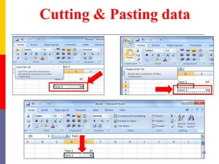 Cutting & Pasting data
15
 