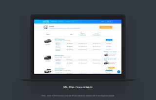 URL: https://www.carlist.my
Note: Some of the function may be diffrent because website still in development phase.
 