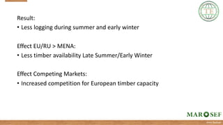 Changes in Global Timber Supply-Chain and Effect on EU/MENA Timber ...