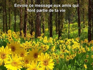 Envoie ce message aux amis quiEnvoie ce message aux amis qui
font partie de ta viefont partie de ta vie
 