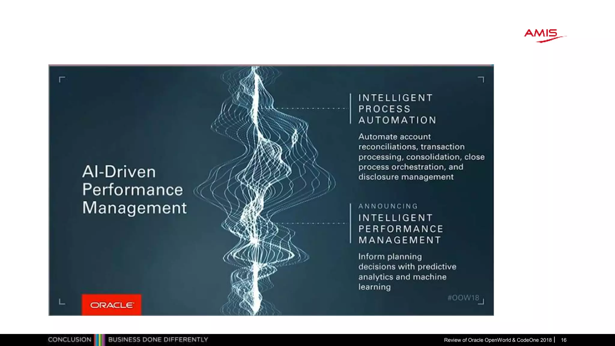 Review of Oracle OpenWorld & CodeOne 2018 16
 