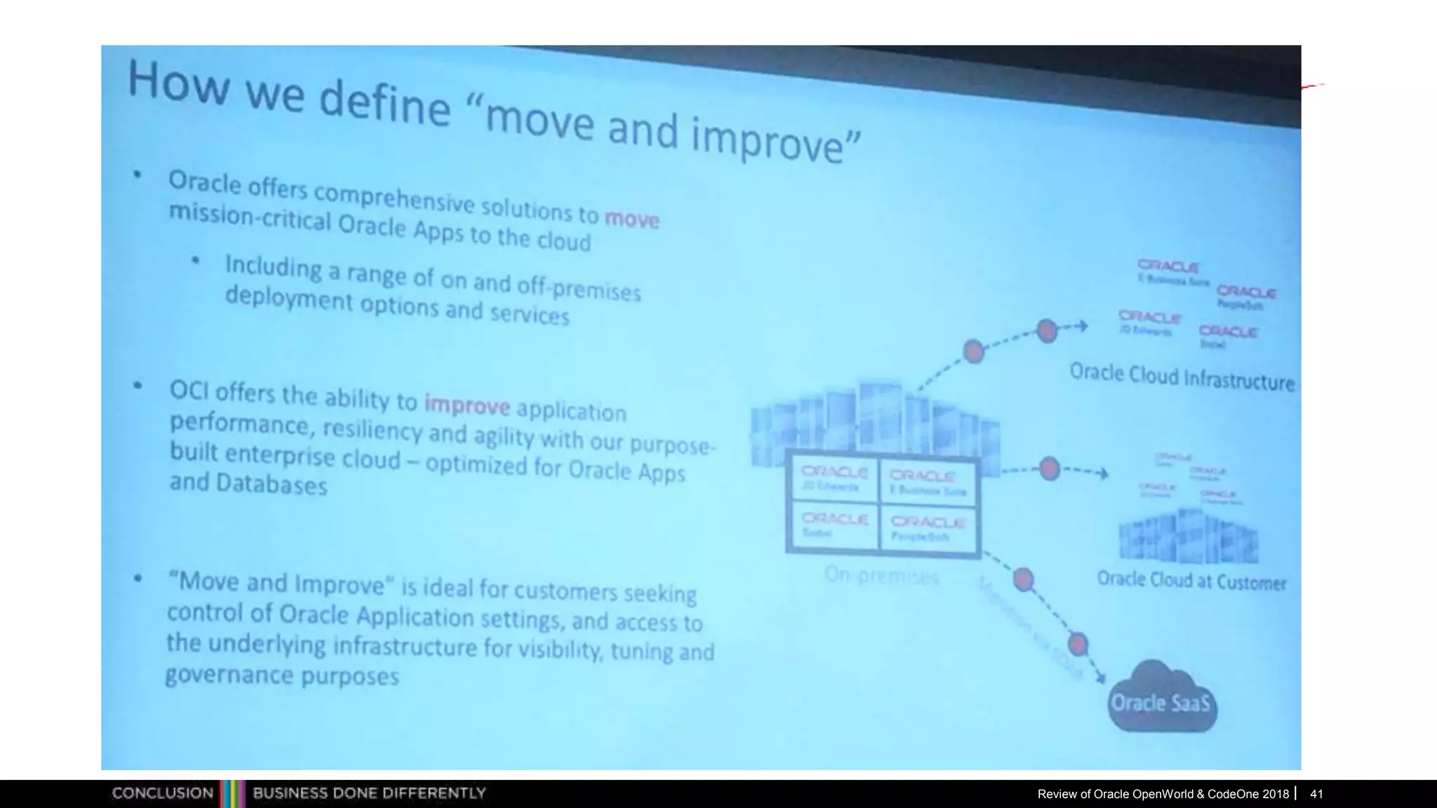 Review of Oracle OpenWorld & CodeOne 2018 41
 