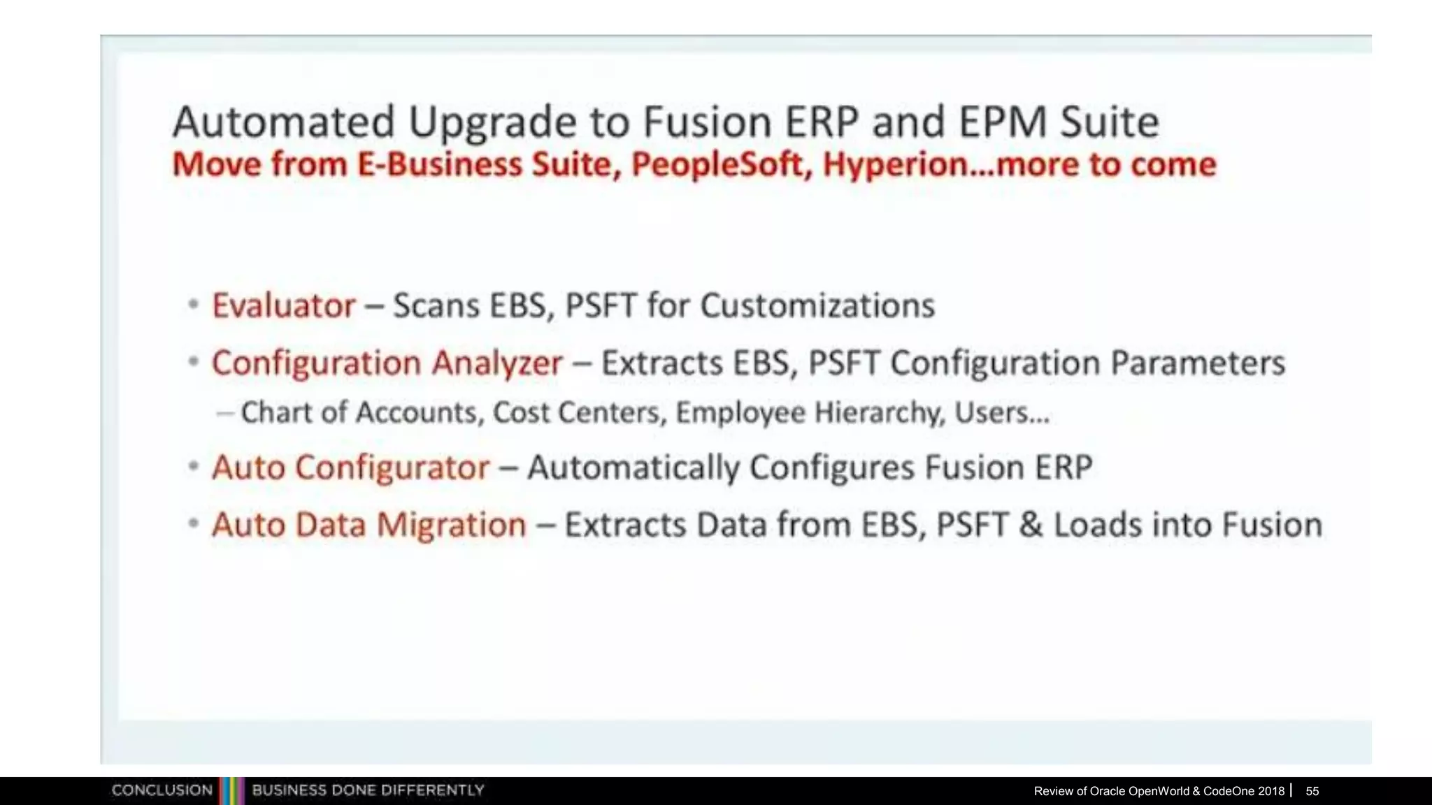 Review of Oracle OpenWorld & CodeOne 2018 55
 