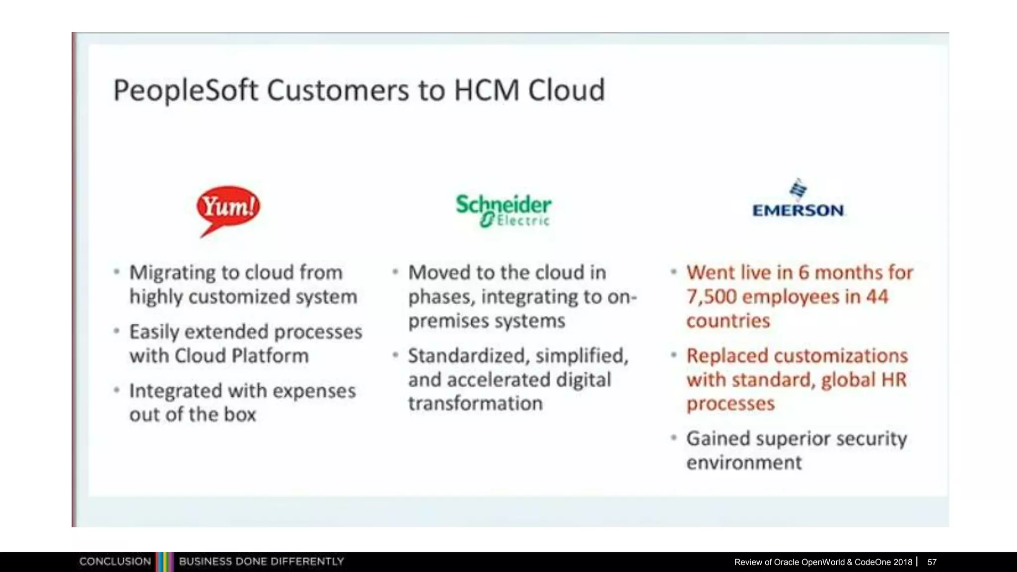 Review of Oracle OpenWorld & CodeOne 2018 57
 